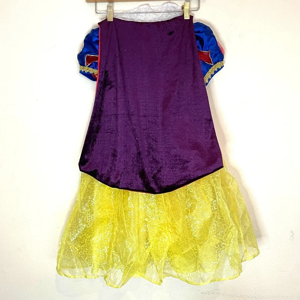 Official Disney Parks Snow White Princess Costume Dress Girls Size 6 Cape